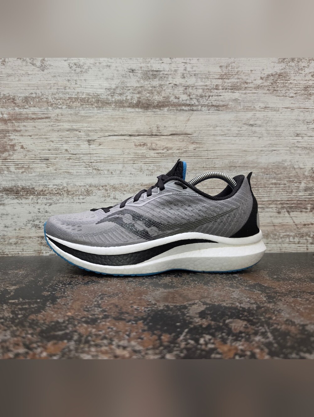 Mens Saucony Endorphin Speed 2 Running Shoes Sz 9 Used VGC S20688-15 Gray